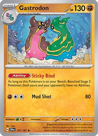 Gastrodon 107  - Holofoil - Rare