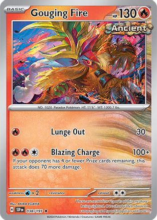 Gouging Fire 038  - Holofoil - Rare