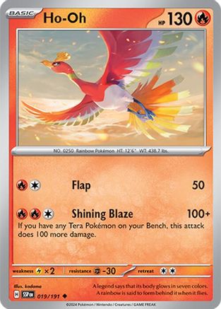 Ho-Oh 019  - Uncommon