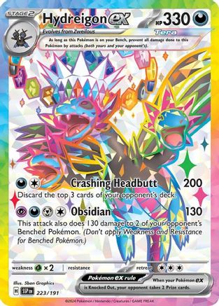 Hydreigon ex 223/191  - Holofoil - Ultra Rare