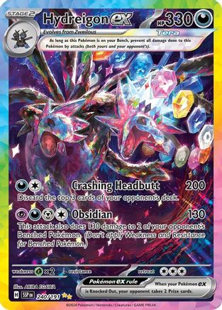 Hydreigon ex 240/191  - Holofoil - Special Illustration Rare