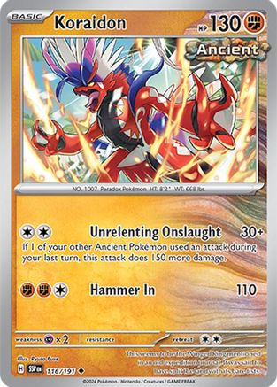 Koraidon 116  - Uncommon