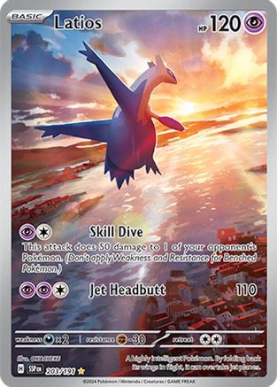 Latios 203/191  - Holofoil - Illustration Rare