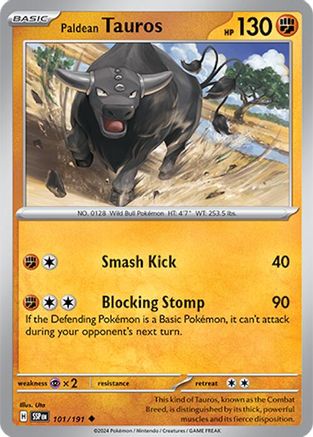 Paldean Tauros 101/191  - Uncommon