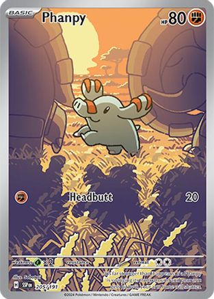 Phanpy 205/191  - Holofoil - Illustration Rare