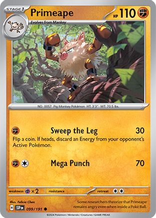 Primeape 099  - Common