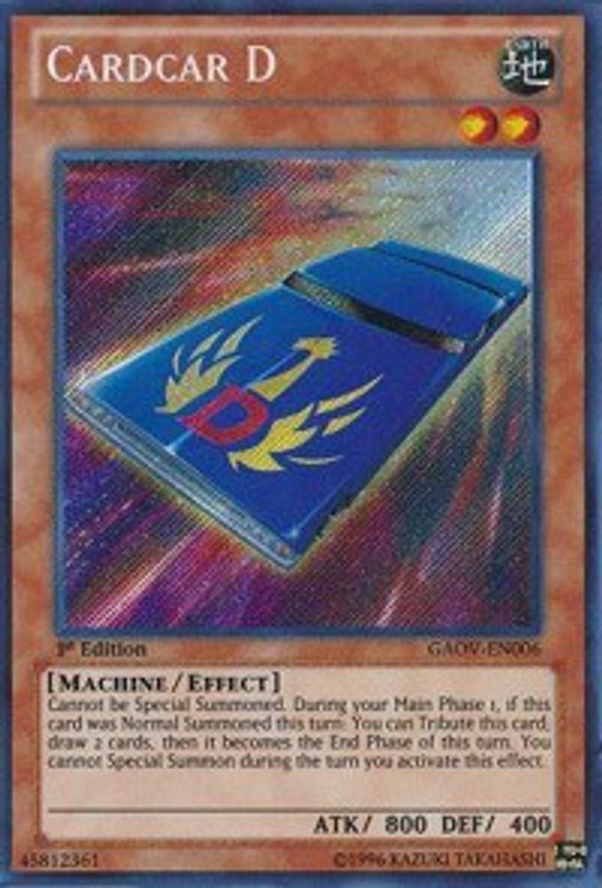 Cardcar D (GAOV-EN006) - Secret Rare