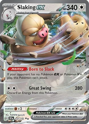 Slaking ex 147/191  - Holofoil - Double Rare