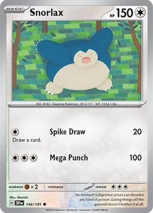 Snorlax 144  - Common
