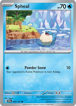 Spheal 043/191  - Common