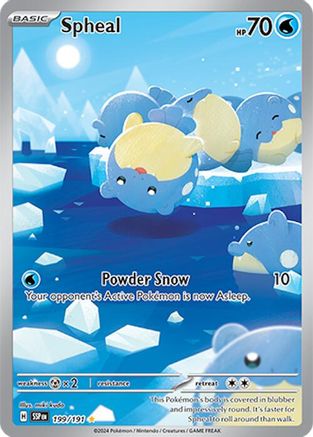 Spheal 199/191  - Holofoil - Illustration Rare