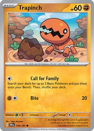 Trapinch 104  - Common