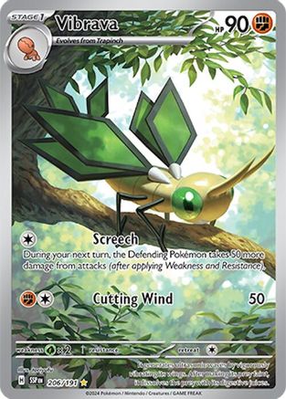 Vibrava 206/191  - Holofoil - Illustration Rare
