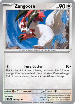 Zangoose 149  - Common