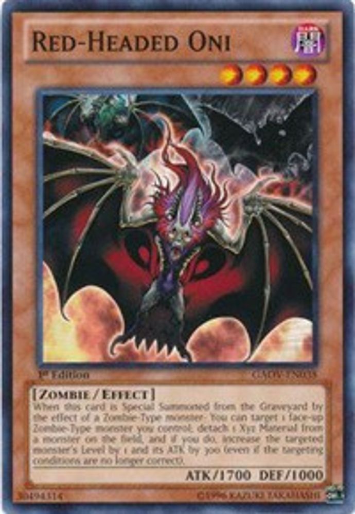 Red-Headed Oni (GAOV-EN038) - Common