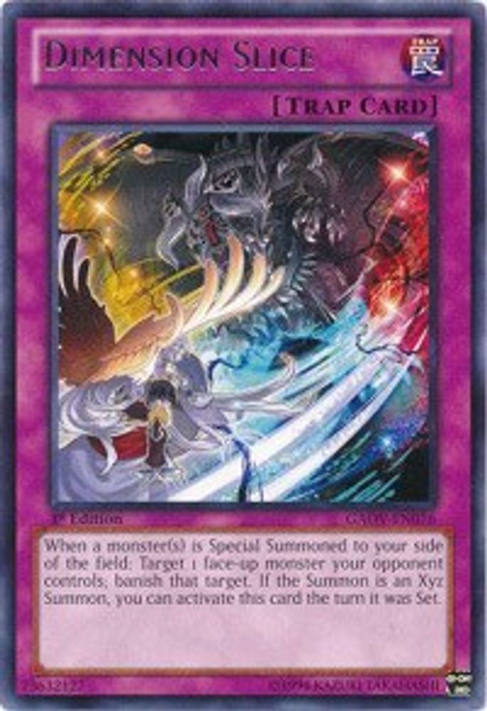 Tranche dimensionnelle [GAOV-EN076] Rare 