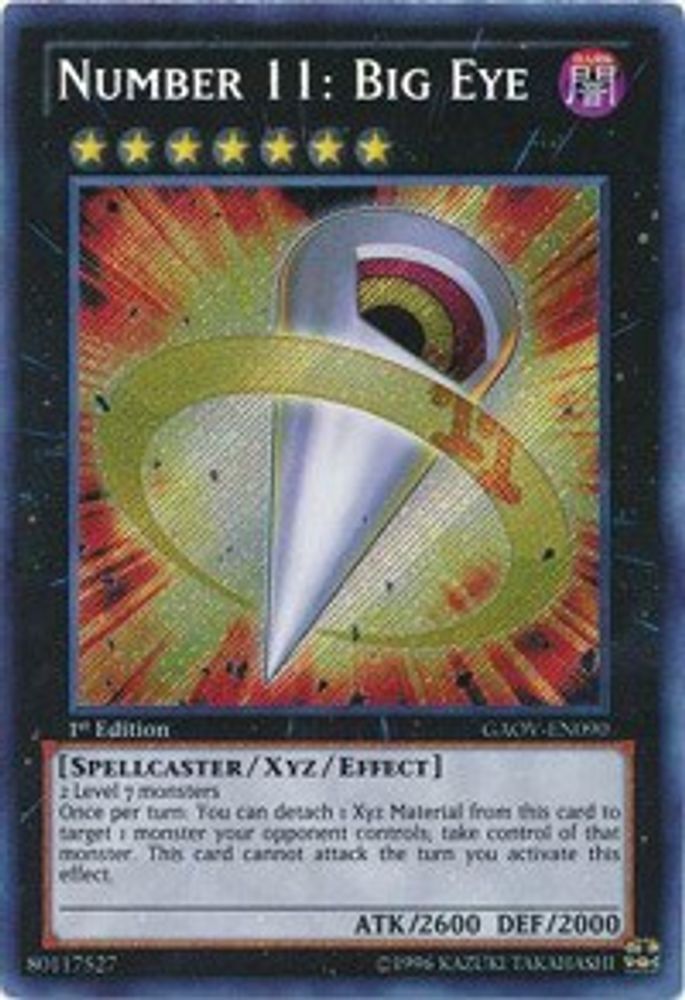 Numéro 11 : Big Eye [GAOV-EN090] Secret Rare 