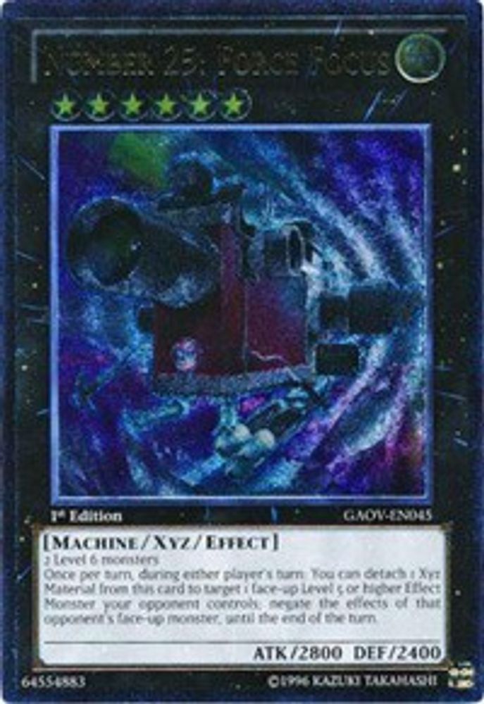 Number 25: Force Focus (UTR) (GAOV-EN045) - Ultimate Rare