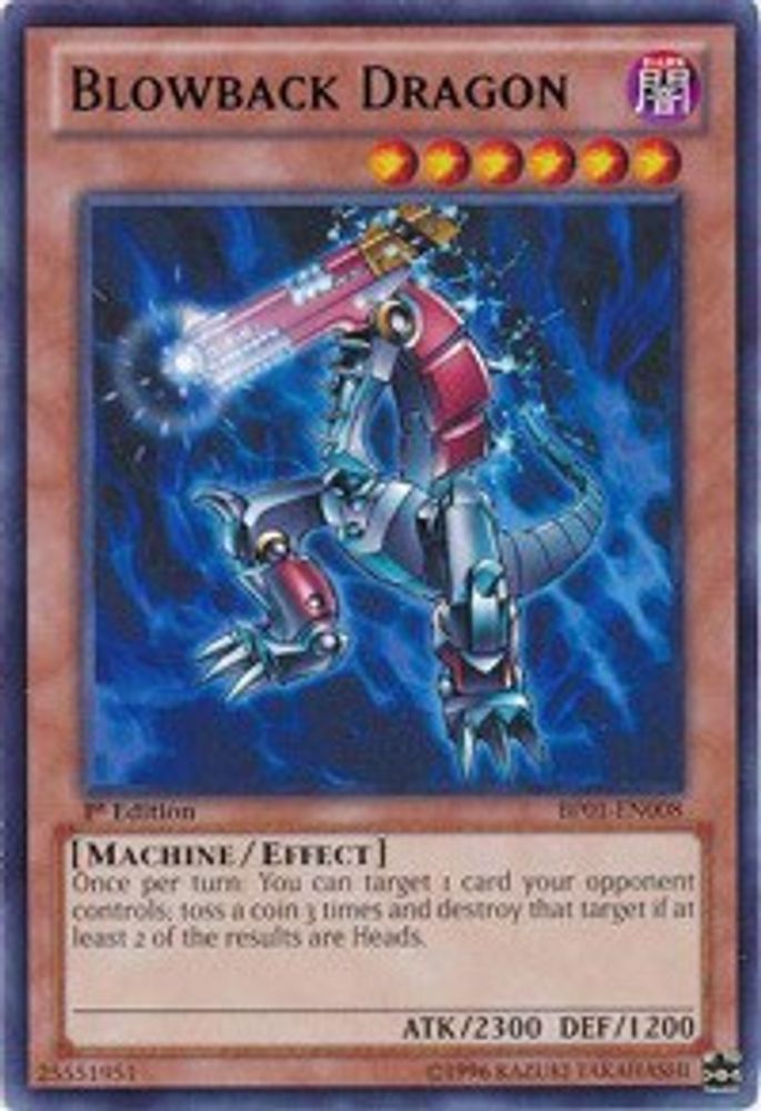 Dragon Blowback [BP01-EN008] Rare 