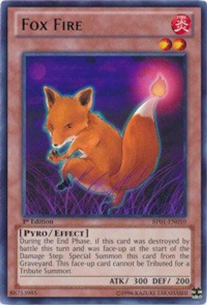 Fox Fire (BP01-EN010) - Rare