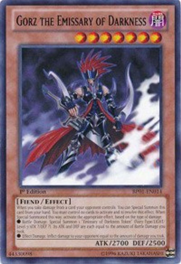 Gorz the Emissary of Darkness (BP01-EN014) - Rare