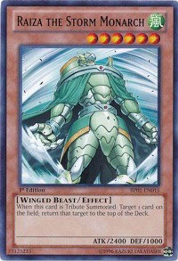 Raiza the Storm Monarch (BP01-EN015) - Rare