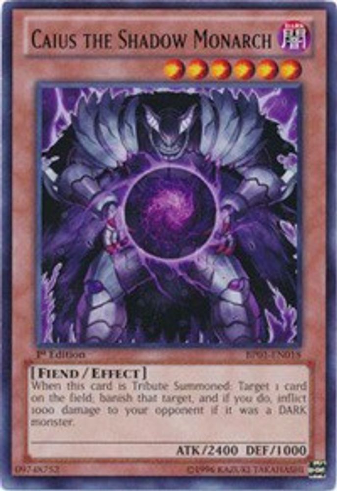 Caius le monarque de l'ombre [BP01-EN018] Rare 