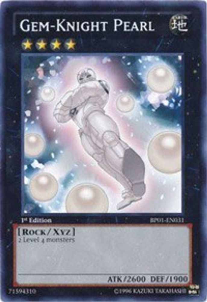 Gem-Knight Pearl (BP01-EN031) - Rare