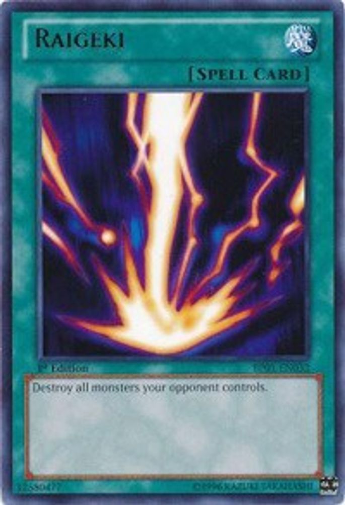 Raigeki [BP01-EN032] Rare 