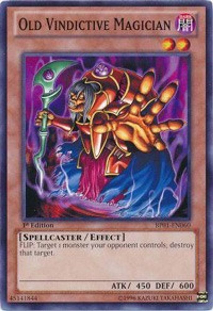 Vieux magicien vindicatif [BP01-EN060] Commun 