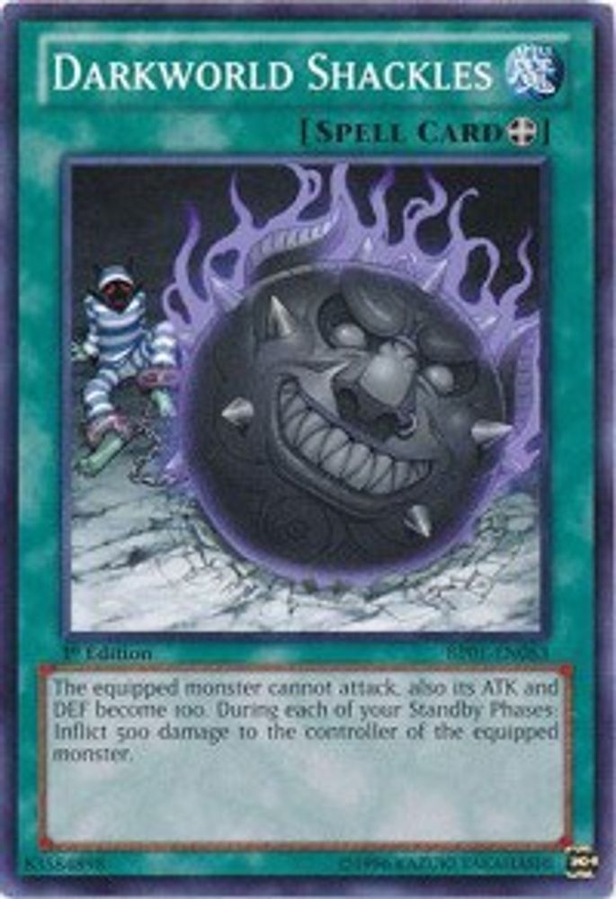 Darkworld Shackles (BP01-EN083) - Common