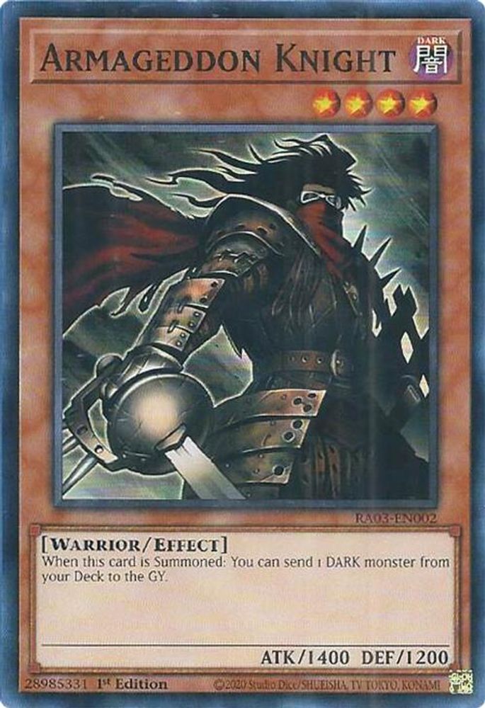 Armageddon Knight (RA03-EN002) - Super Rare