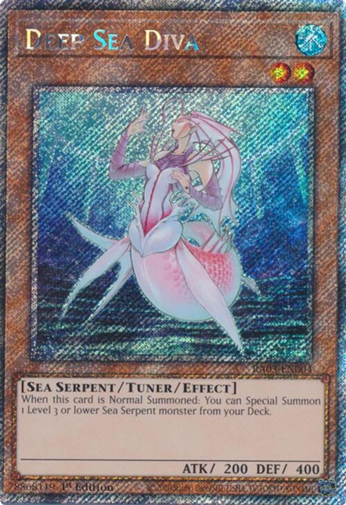 Deep Sea Diva (Platinum Secret Rare) (RA03-EN004) - Platinum Secret Rare