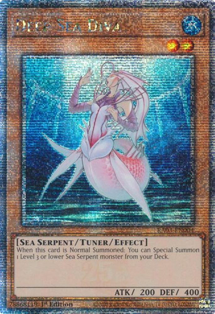 Deep Sea Diva (Quarter Century Secret Rare) (RA03-EN004) - Quarter Century Secret Rare
