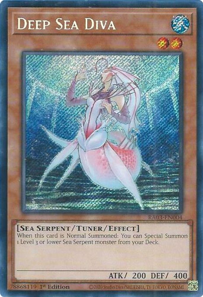 Deep Sea Diva (Secret Rare) (RA03-EN004) - Secret Rare
