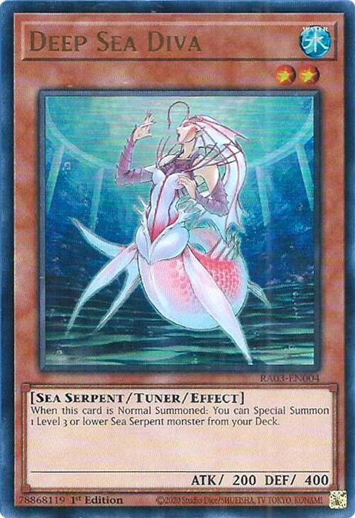 Deep Sea Diva (UR) (RA03-EN004) - Quarter Century Bonanza 1st Edition