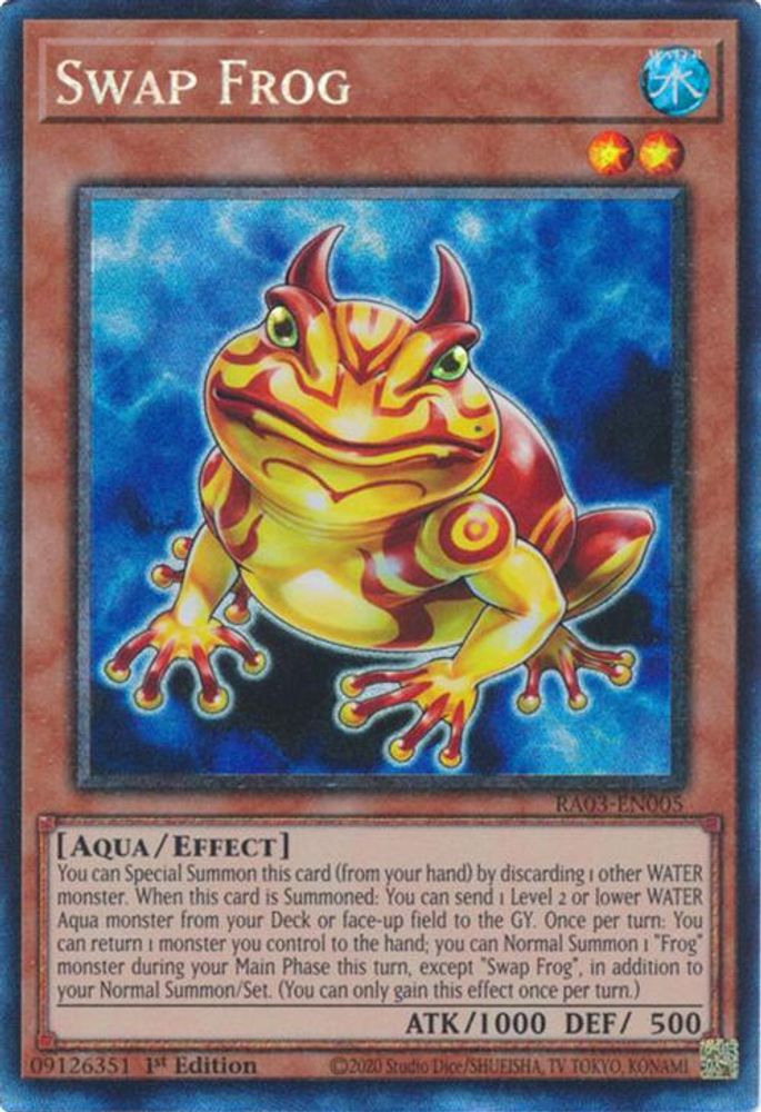 Swap Frog (PCR) (RA03-EN005) - Prismatic Collector's Rare