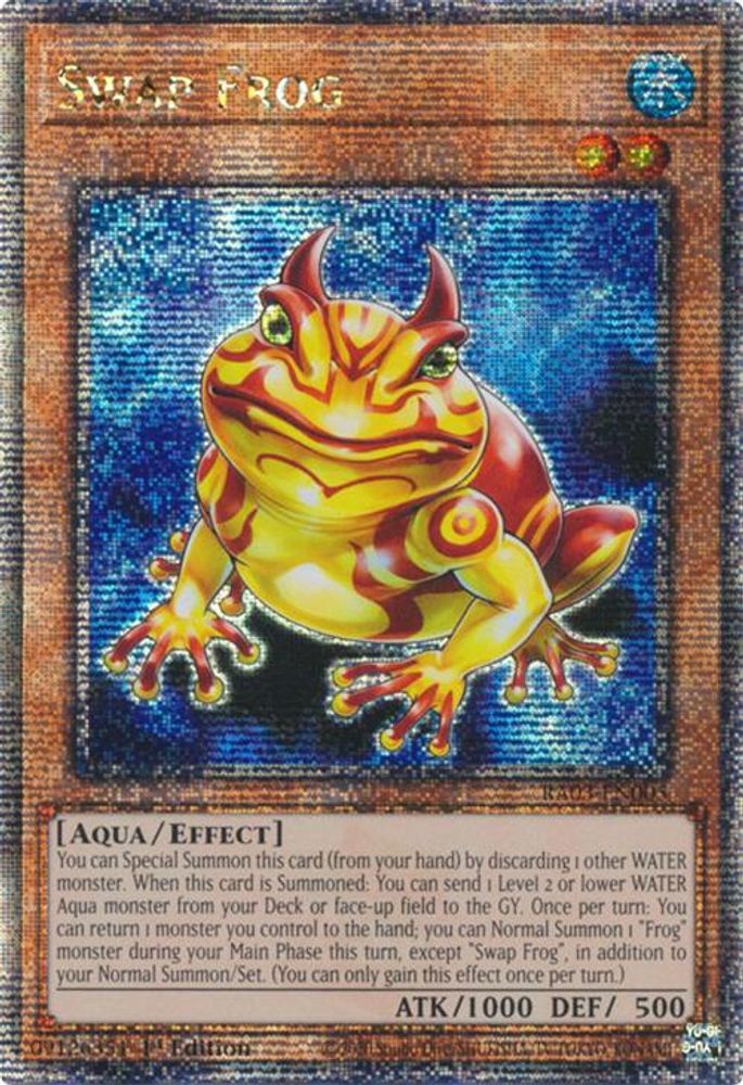 Swap Frog (Quarter Century Secret Rare) (RA03-EN005) - Quarter Century Secret Rare