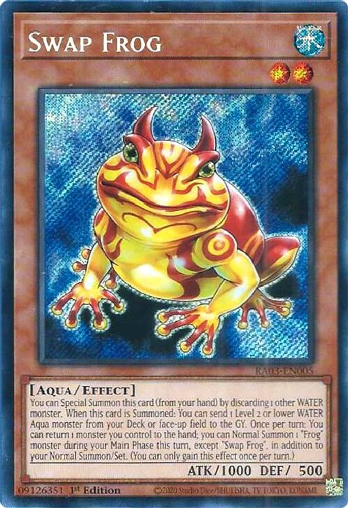 Swap Frog (Secret Rare) (RA03-EN005) - Secret Rare