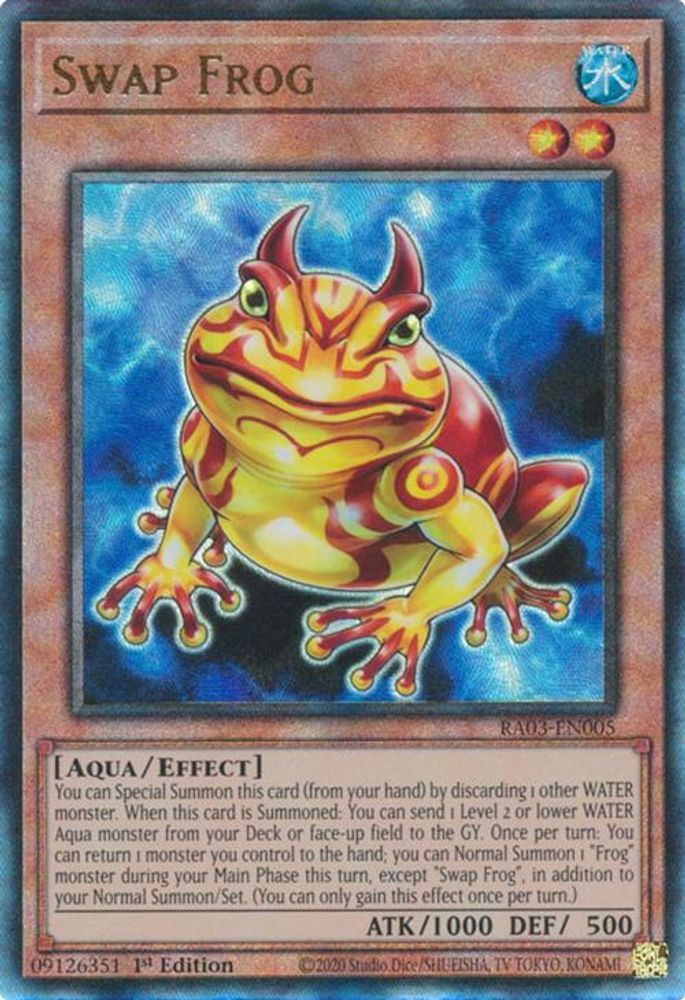 Swap Frog (PUR) (RA03-EN005) - Prismatic Ultimate Rare