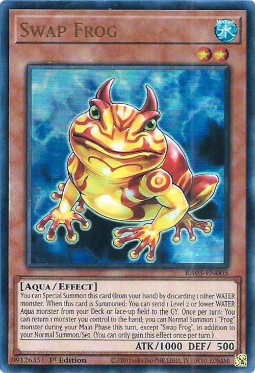 Swap Frog (UR) (RA03-EN005) - Quarter Century Bonanza 1st Edition