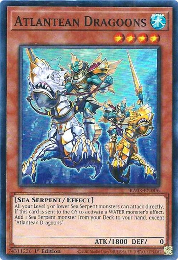 Atlantean Dragoons (RA03-EN006) - Super Rare