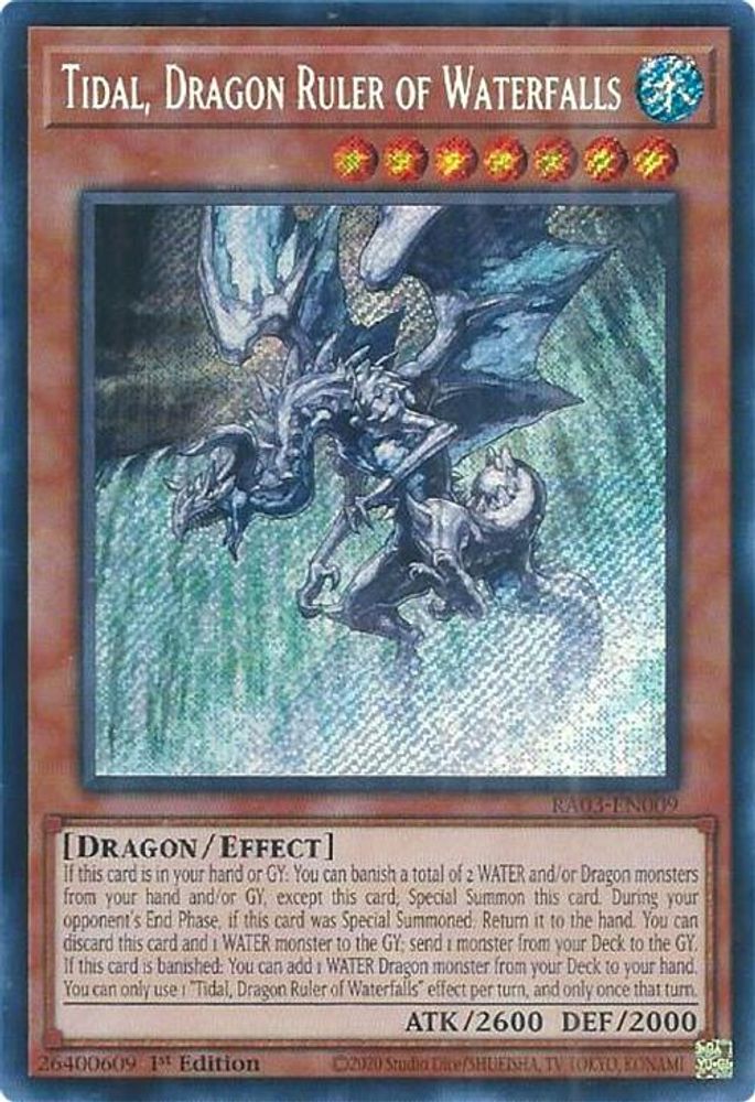 Tidal, Dragon Ruler of Waterfalls (Secret Rare) (RA03-EN009) - Secret Rare