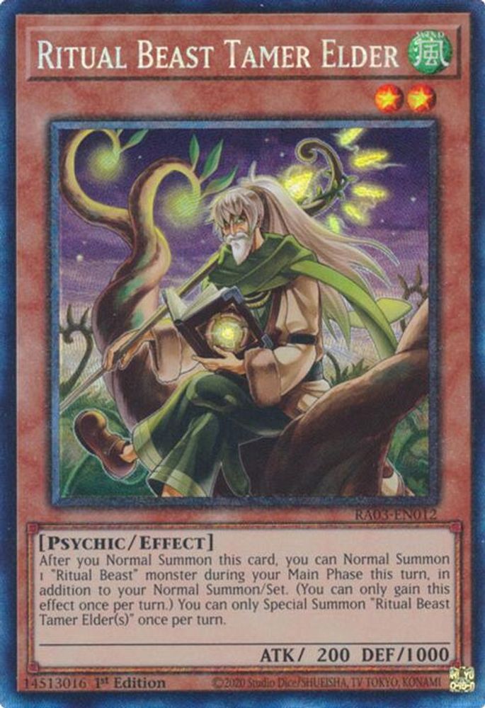 Ritual Beast Tamer Elder (PCR) (RA03-EN012) - Prismatic Collector's Rare
