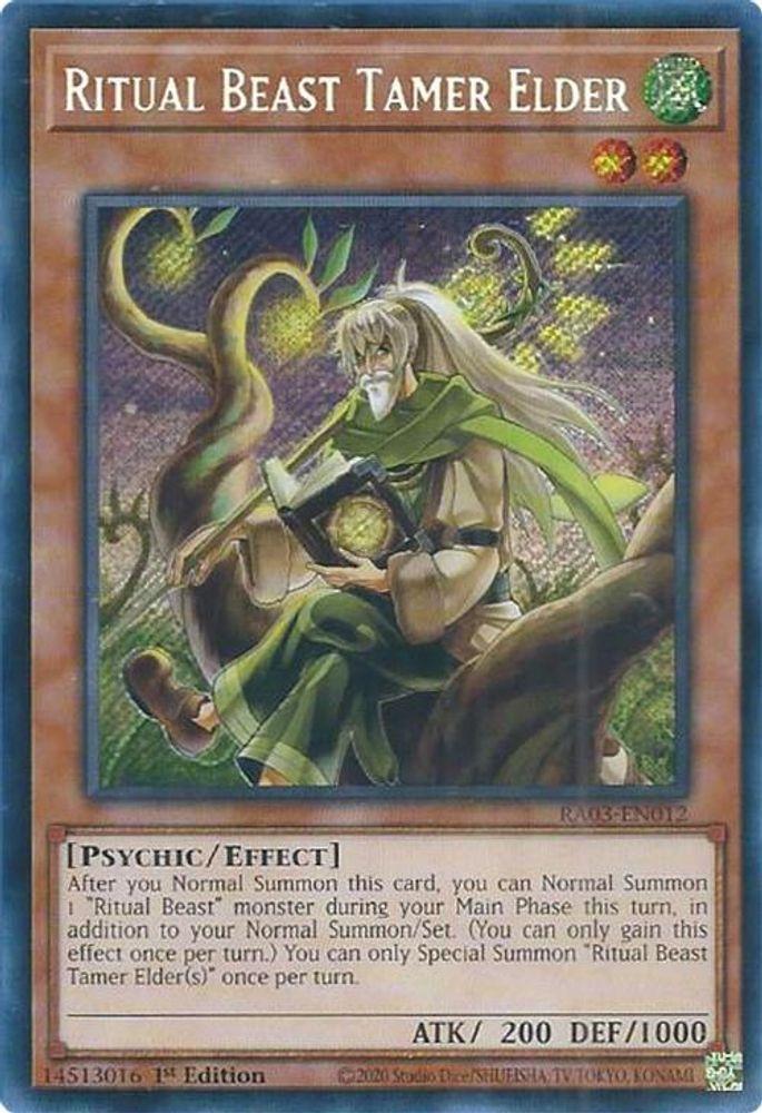 Ritual Beast Tamer Elder (Secret Rare) (RA03-EN012) - Secret Rare