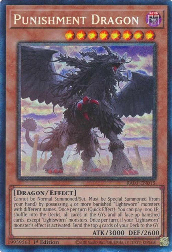 Punishment Dragon (PCR) (RA03-EN015) - Prismatic Collector's Rare