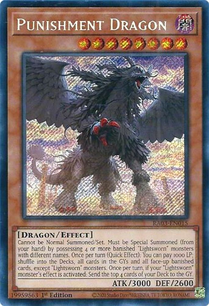 Punishment Dragon (Secret Rare) (RA03-EN015) - Secret Rare