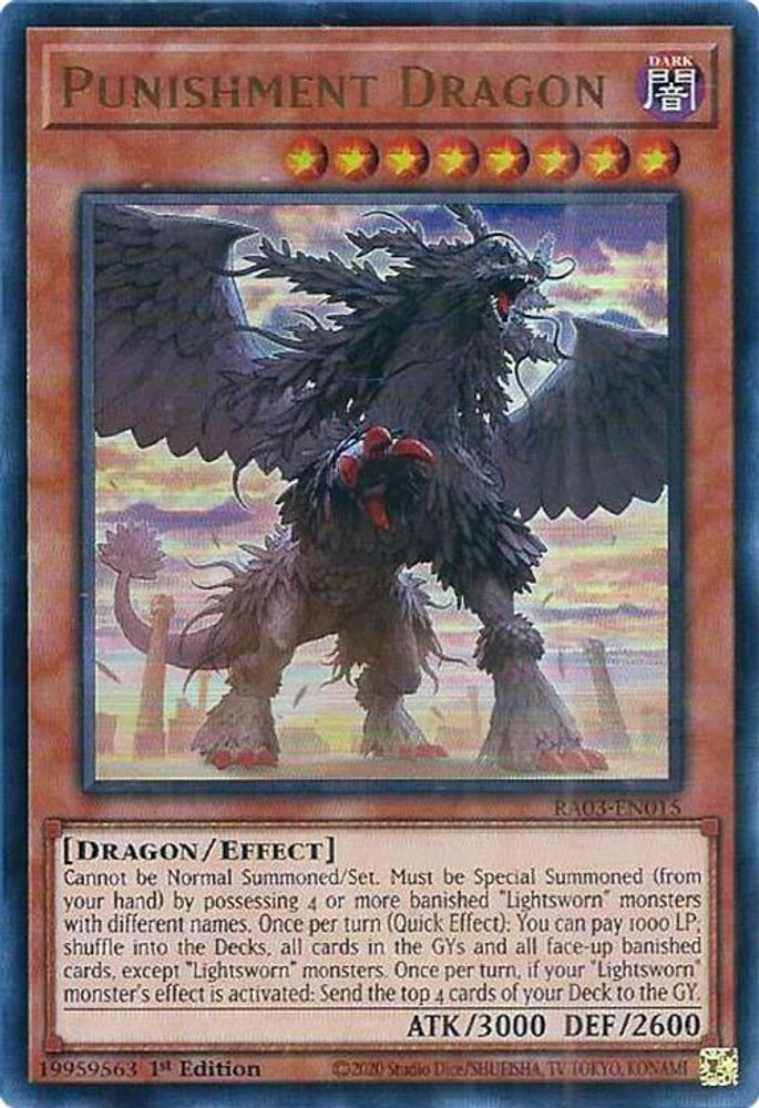 Punishment Dragon (UR) (RA03-EN015) - Ultra Rare