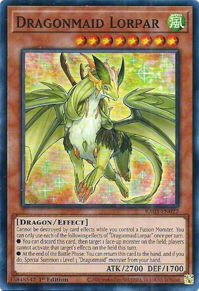 Dragonmaid Lorpar (RA03-EN022) - Super Rare