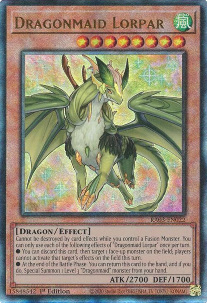 Dragonmaid Lorpar (PUR) (RA03-EN022) - Prismatic Ultimate Rare